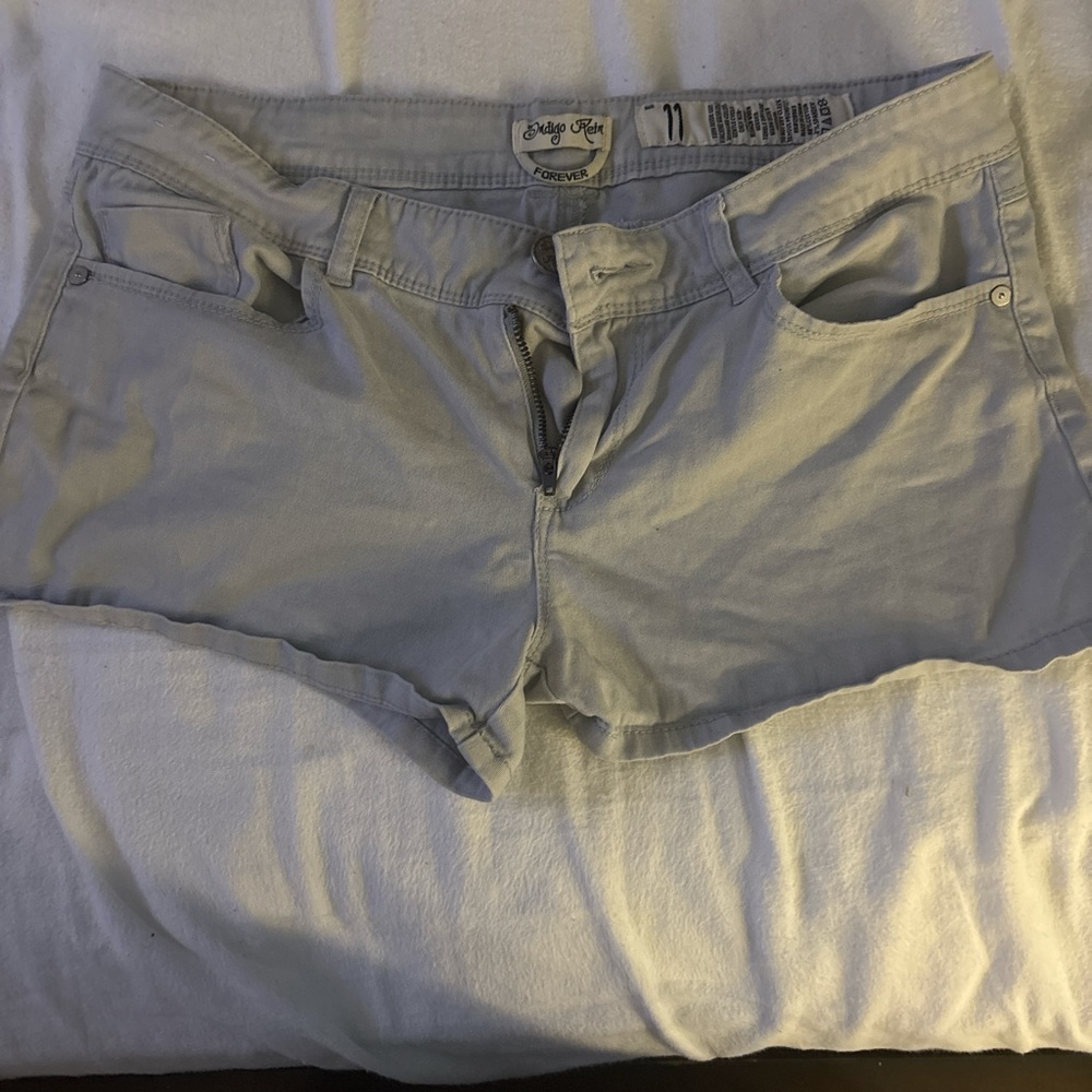 Indigo Rein Gray Casual Shorts